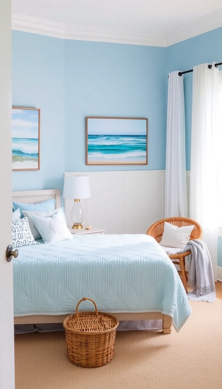 20 Awesome Bedroom Ideas That'll Make You Want to Redecorate Immediately! - 6. Coastal Escape