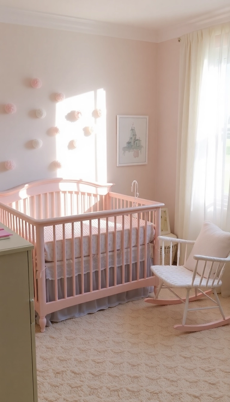 26 Baby Girl Nursery Ideas That'll Make You Say 'Aww!' (You Won't Believe #14!) - 2. Soft Pastel Paradise