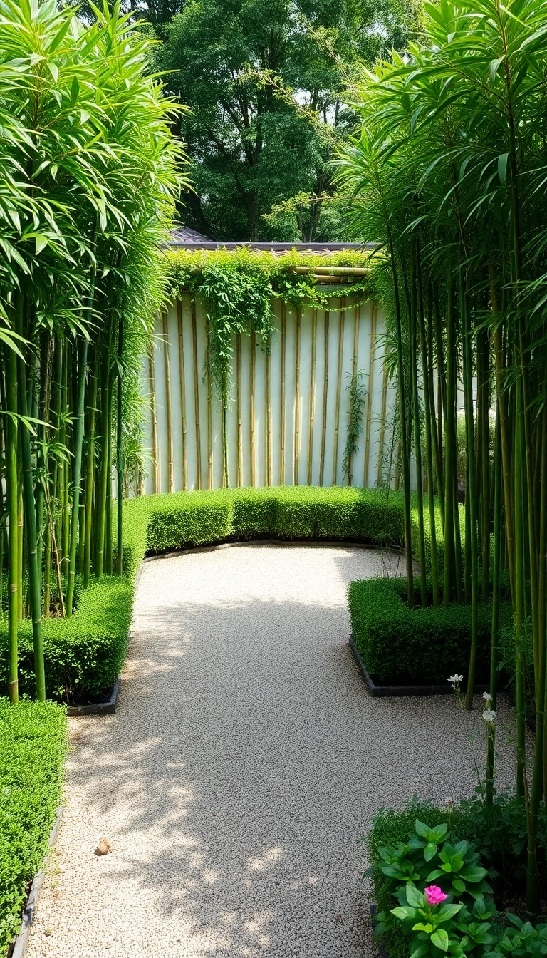 22 Zen Garden Ideas That'll Transform Your Outdoor Space into a Tranquil Oasis! - 13. Natural Dividers