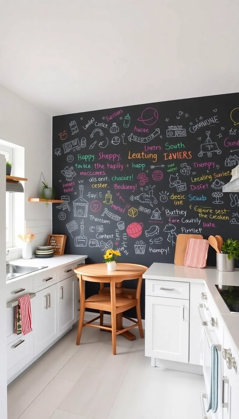 28 Stunning Wall Decor Ideas That'll Transform Your Home Instantly! - 13. Chalkboard Walls