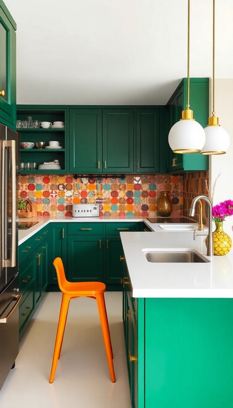 26 Kitchen Design Ideas That'll Transform Your Cooking Space! - 3. Bold Colors