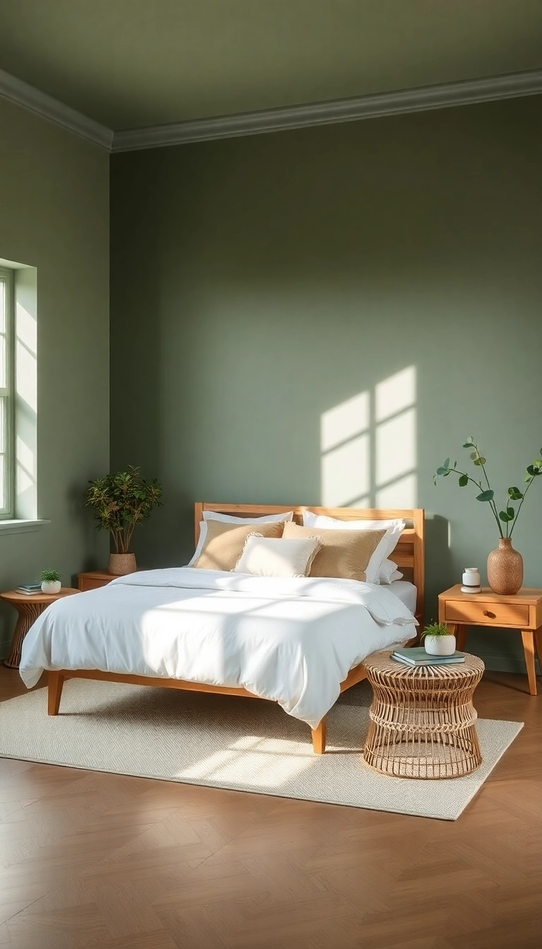 28 Paint Colors for Bedroom Ideas That Will Transform Your Space (You Won't Believe #14!) - 17. Muted Sage Green