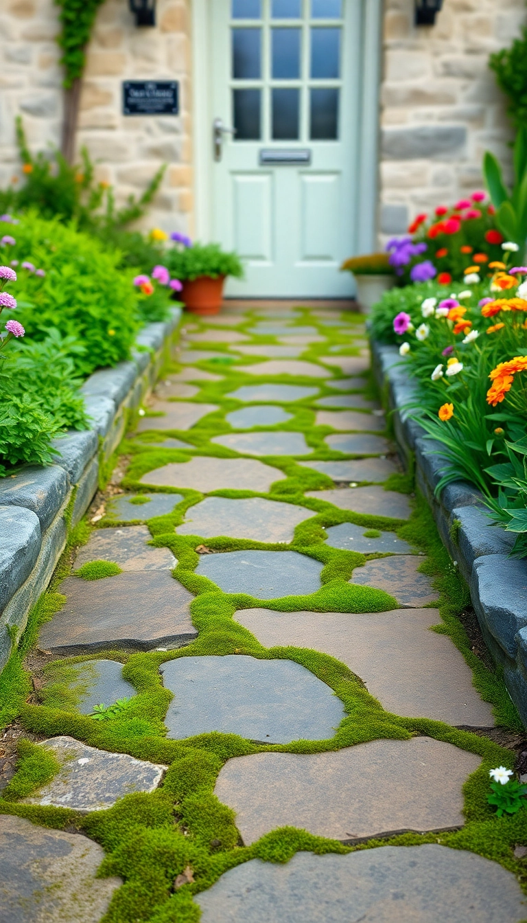 26 Tiny Front Garden Ideas That'll Make Your Neighbors Envious! - 15. Pathway of Stones