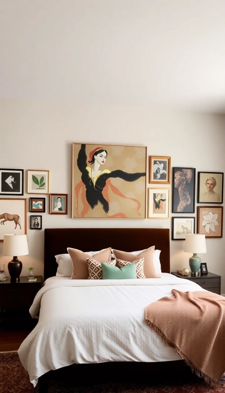 28 Master Bedrooms For Couples Ideas That Will Ignite Your Romance! - 15. Artistic Expressions