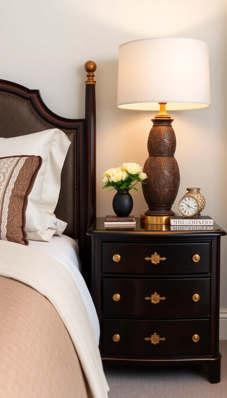 25 Luxury Bedroom Master Ideas That Will Make You Feel Like Royalty! - 18. Elegant Nightstands