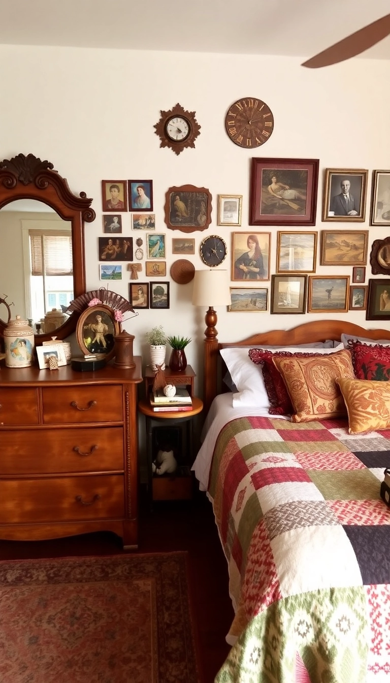 25 Boho Bedroom Inspirations for a Cozy Retreat (Wait Until You See #12!) - 8. Vintage Finds