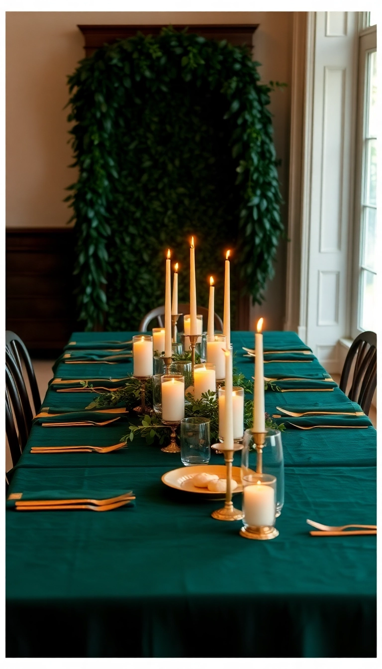 22 Friendsgiving Tablescape Ideas That'll Make Your Guests Say 'WOW!' - 3. Elegant Candlelit Ambiance