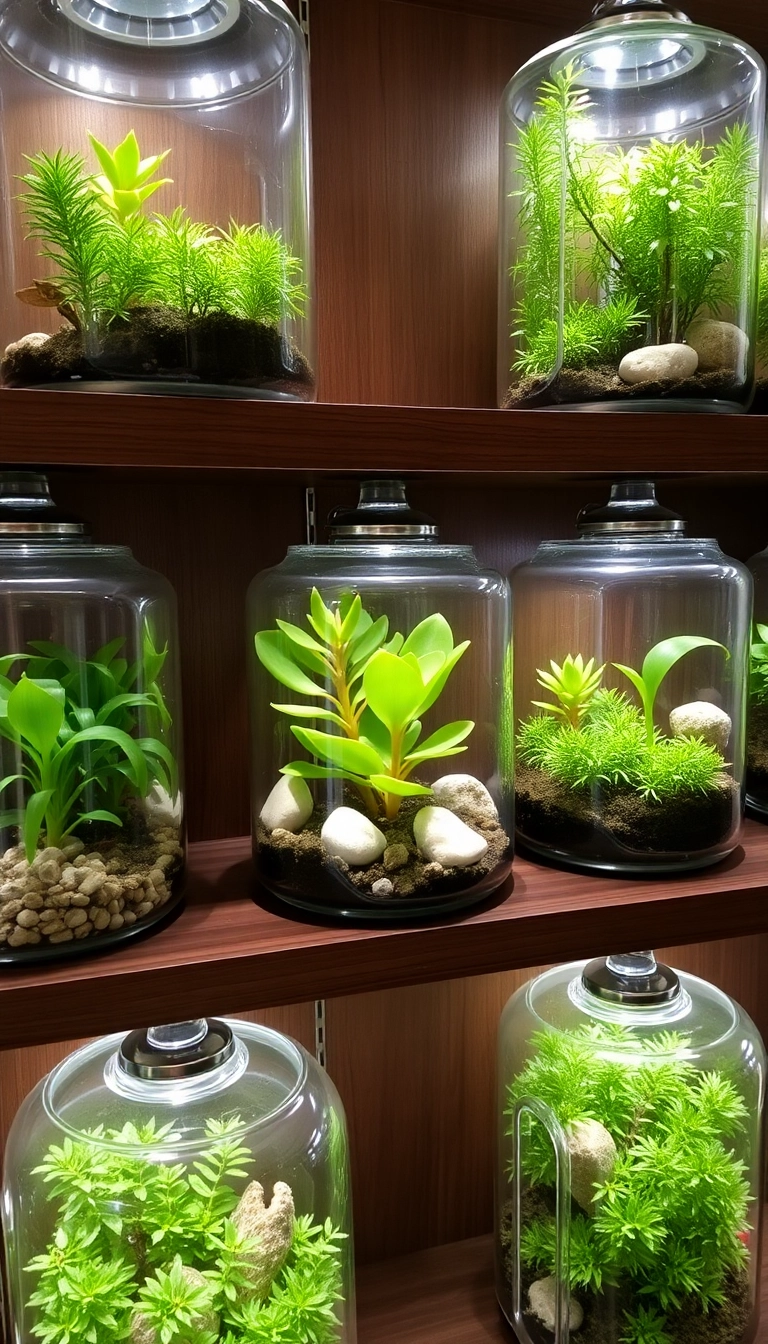 22 Japanese Style Indoor Gardens That Will Bring Zen to Your Home! - 12. Plant Terrariums