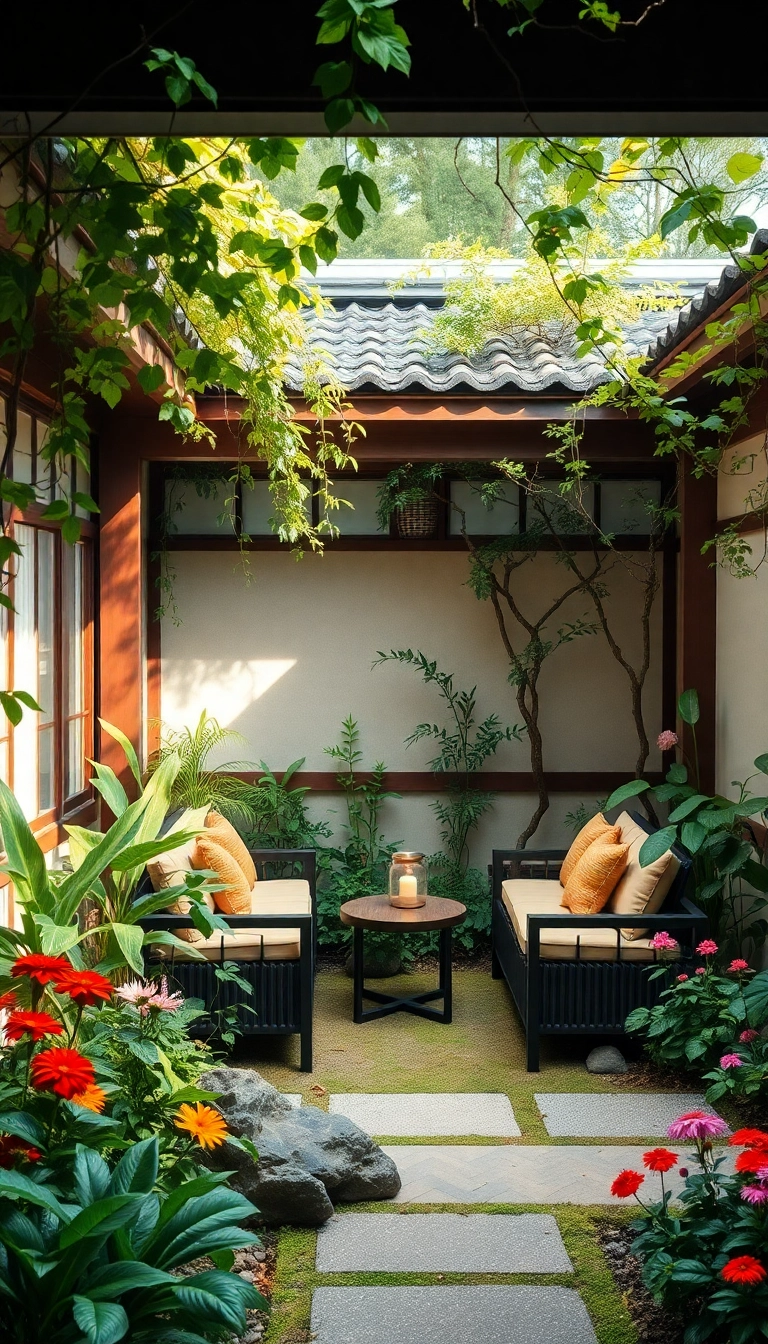 25 Japanese Courtyard Homes That'll Transform Your Outdoor Living Experience (You Won't Believe #12!) - 21. Garden Nooks: Intimate Retreats