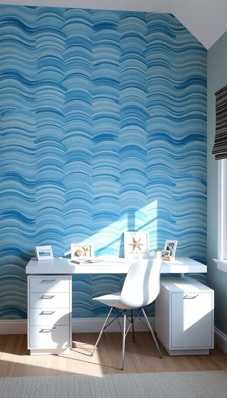 25 Modern Coastal Decor Ideas That Will Make Your Home Feel Like a Beach Paradise! - 10. Beachy Wall Treatments