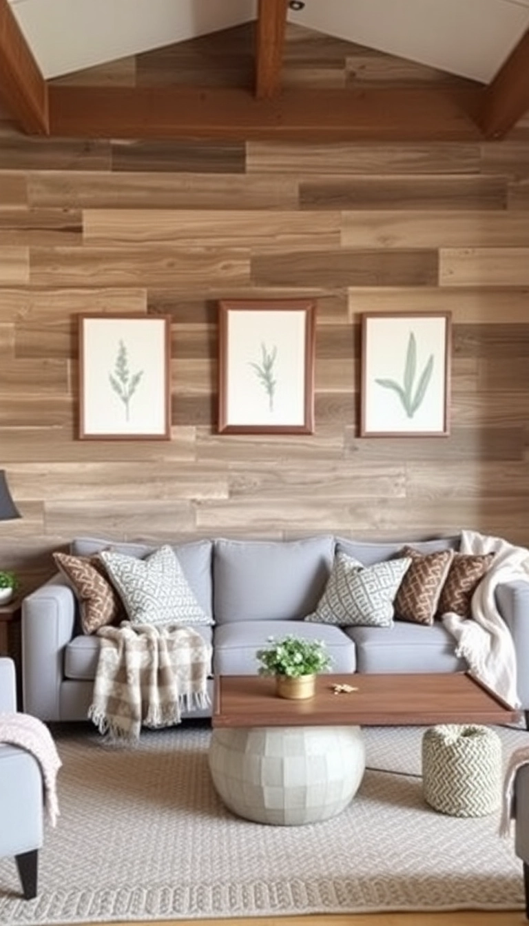 28 Stunning Wall Decor Ideas That'll Transform Your Home Instantly! - 15. Rustic Wood Accents