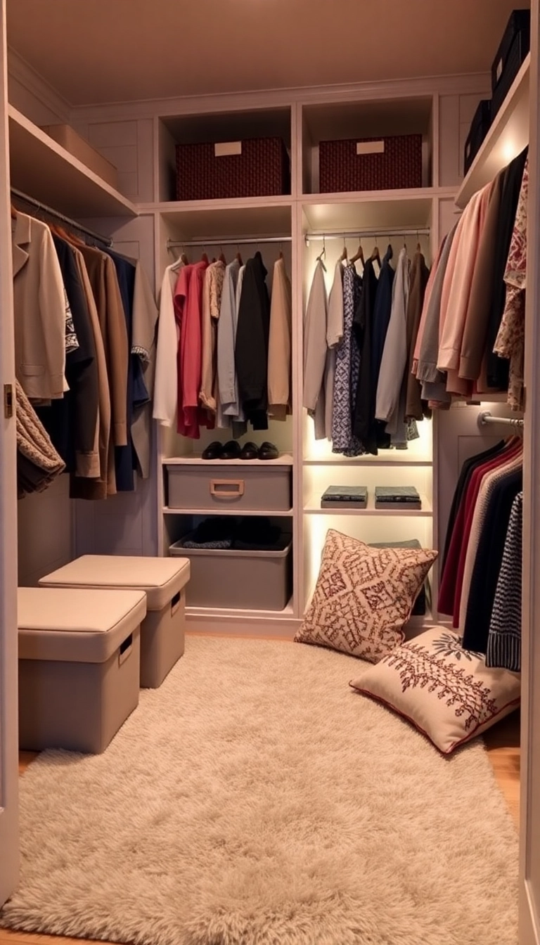 21 Closet Bedroom Ideas That'll Transform Your Space into a Dreamy Oasis! - 11. Soft Textures