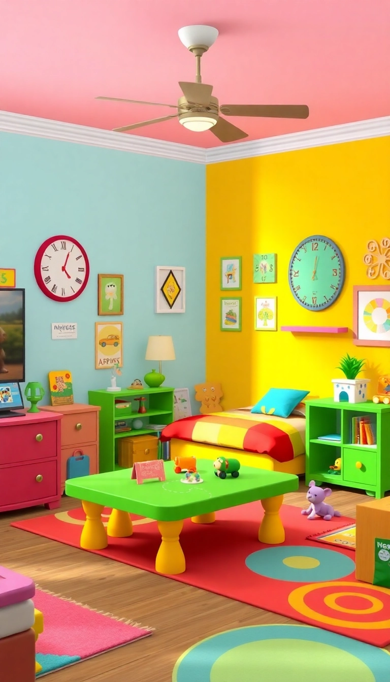 23 Sims 4 Bedroom Ideas That Will Transform Your Virtual Space (You Won't Believe #12!) - 18. Colorful Playroom