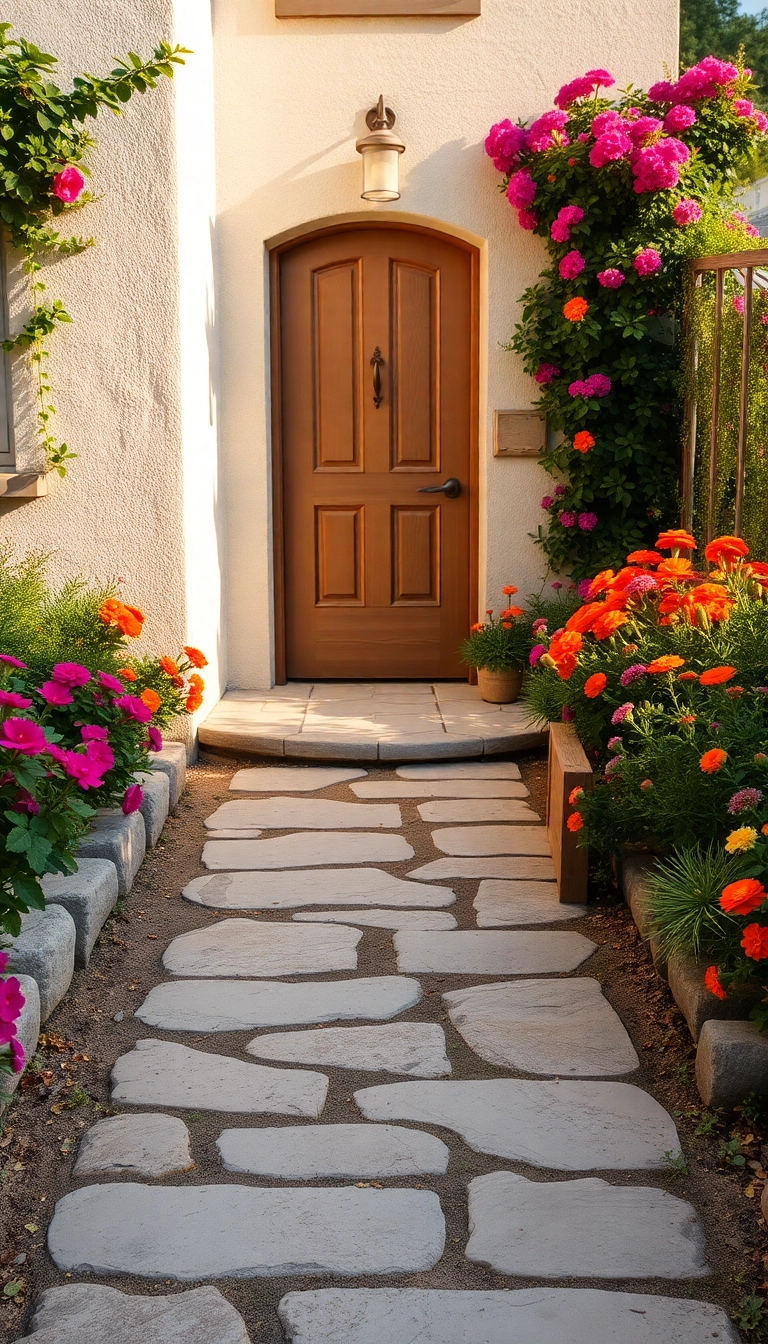 26 Tiny Front Garden Ideas That'll Make Your Neighbors Envious! - 4. Charming Pathway