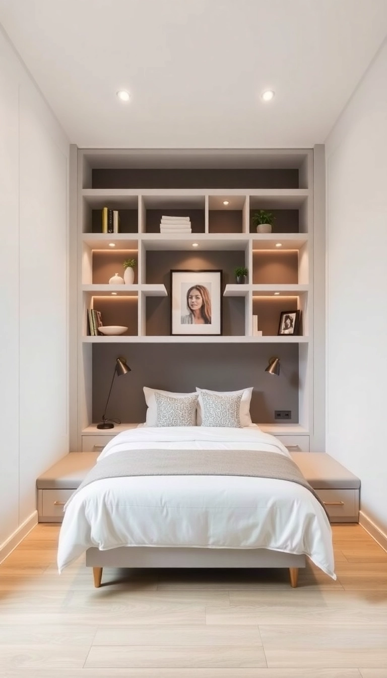 21 Mind-Blowing Small Bedroom Ideas That'll Change Your Space Forever! - 19. Built-In Furniture