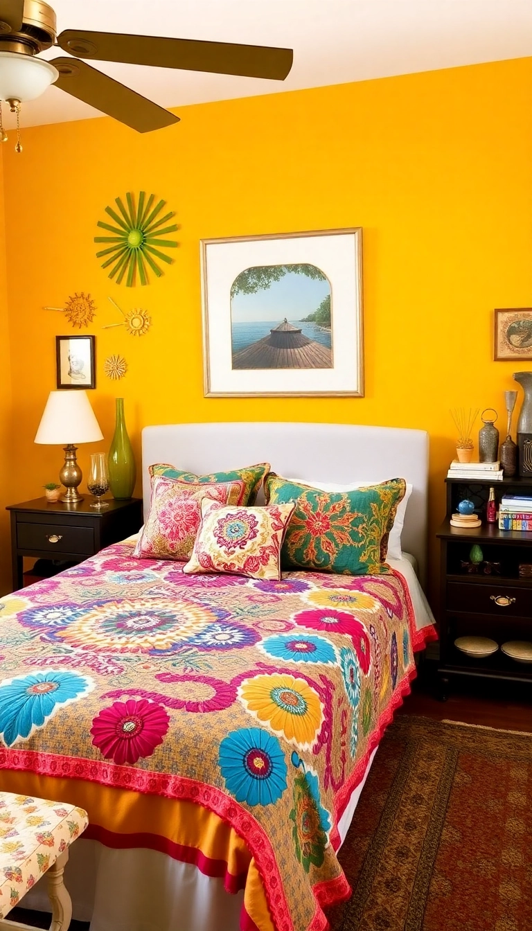 28 Paint Colors for Bedroom Ideas That Will Transform Your Space (You Won't Believe #14!) - 13. Vibrant Mustard Yellow