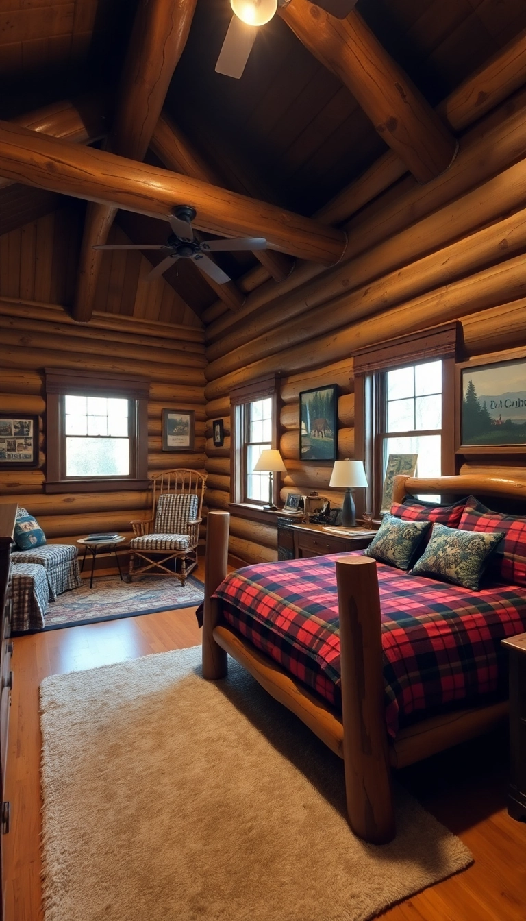 24 Preteen Boys Bedroom Ideas That’ll Make Him Feel Like a King! - 7. Rustic Cabin Retreat