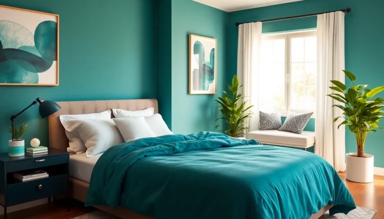 23 Teal Bedroom Ideas That Combine Modern Aesthetics with Unmatched Comfort!