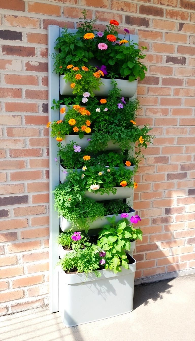 26 Tiny Front Garden Ideas That'll Make Your Neighbors Envious! - 1. Vertical Garden Wall