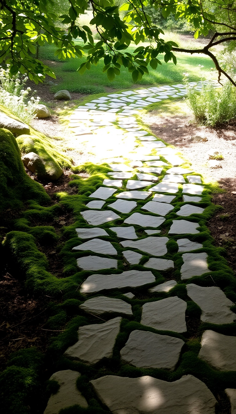 27 Japanese Garden Ideas That'll Turn Your Backyard into a Tranquil Oasis (You Won't Believe #15!) - 18. Natural Stone Pathways