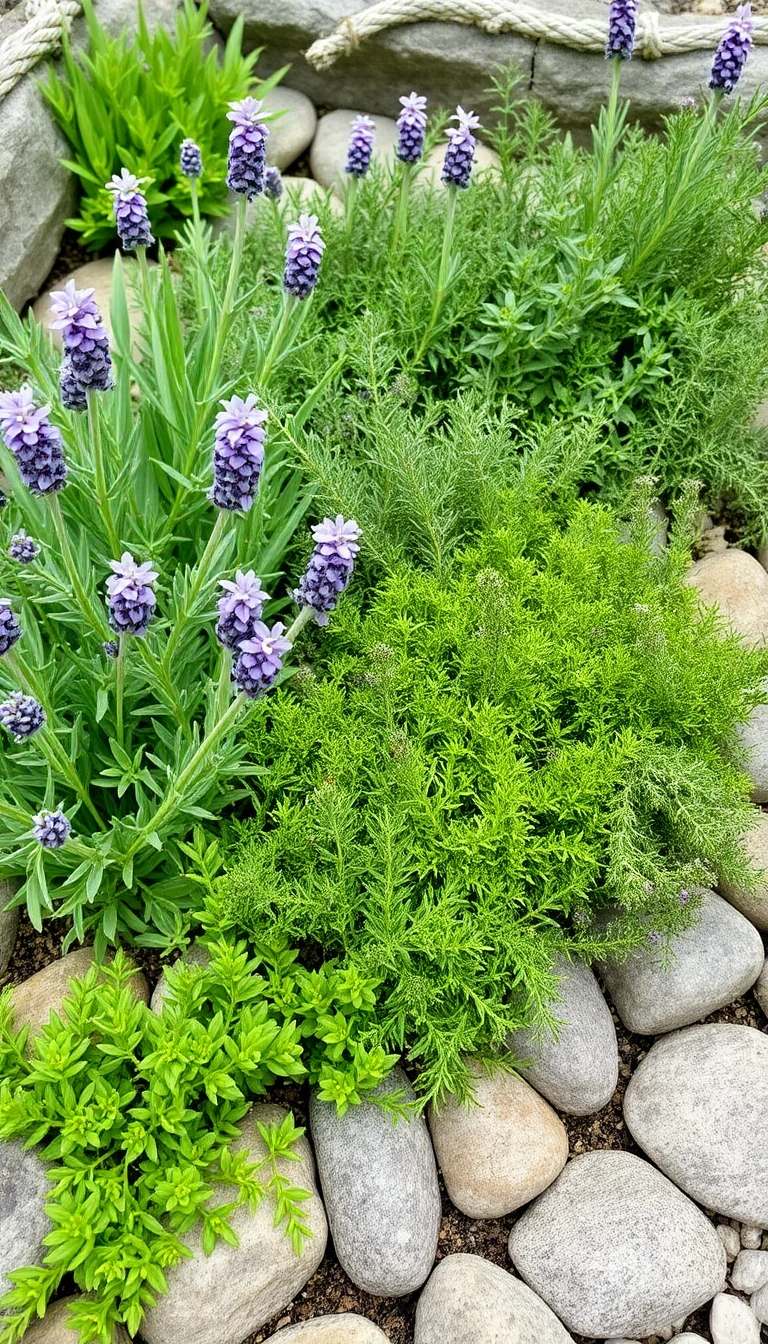 22 Zen Garden Ideas That'll Transform Your Outdoor Space into a Tranquil Oasis! - 18. Aromatic Herbs