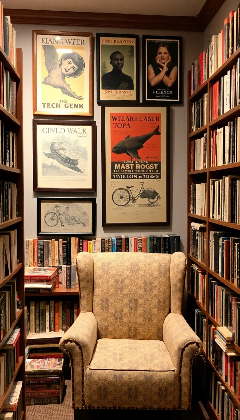 28 Stunning Wall Decor Ideas That'll Transform Your Home Instantly! - 17. Vintage Posters