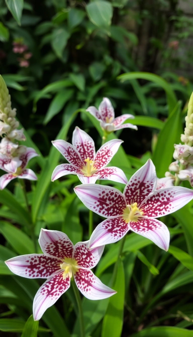 25 Stunning Shade Loving Plants to Elevate Your Front Yard Game (Wait Until You See #12!) - 9. Toad Lily (Tricyrtis)