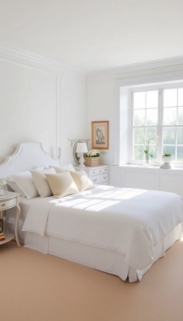 28 Paint Colors for Bedroom Ideas That Will Transform Your Space (You Won't Believe #14!) - 12. Classic White