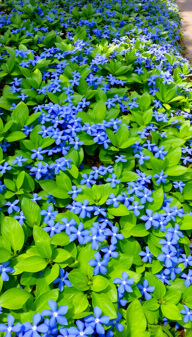 25 Stunning Shade Loving Plants to Elevate Your Front Yard Game (Wait Until You See #12!) - 14. Periwinkle (Vinca minor)