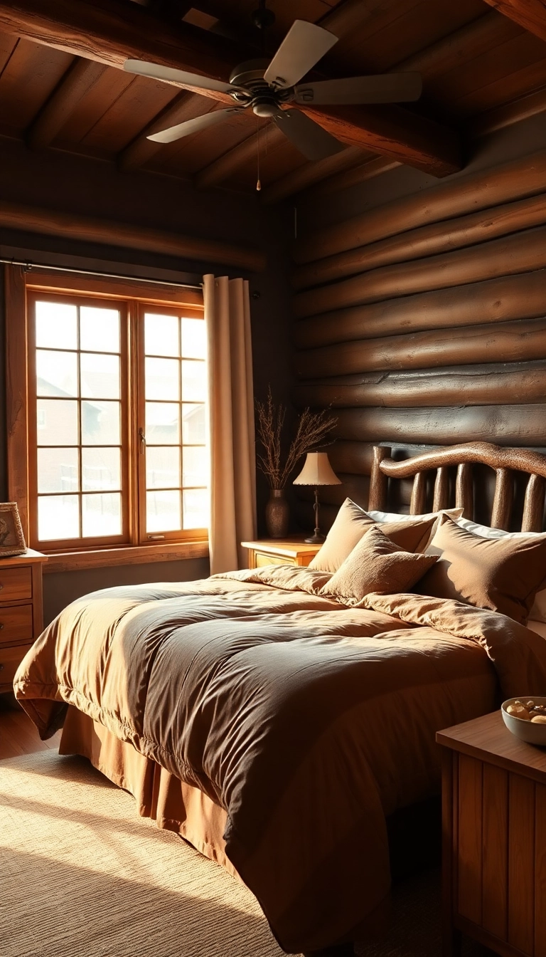 28 Paint Colors for Bedroom Ideas That Will Transform Your Space (You Won't Believe #14!) - 15. Rustic Chocolate Brown