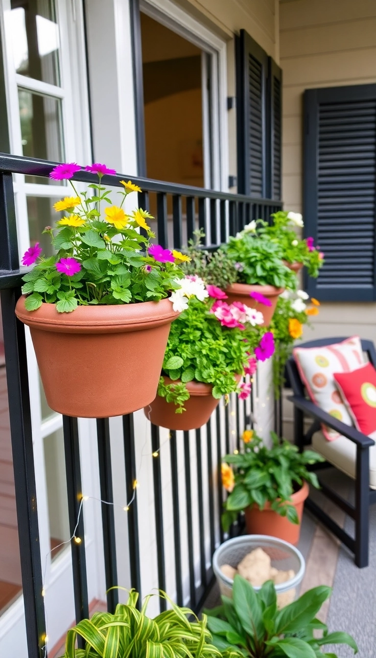 27 Jaw-Dropping Balcony Decor Ideas That'll Transform Your Outdoor Space! - 12. Planter Box Railings