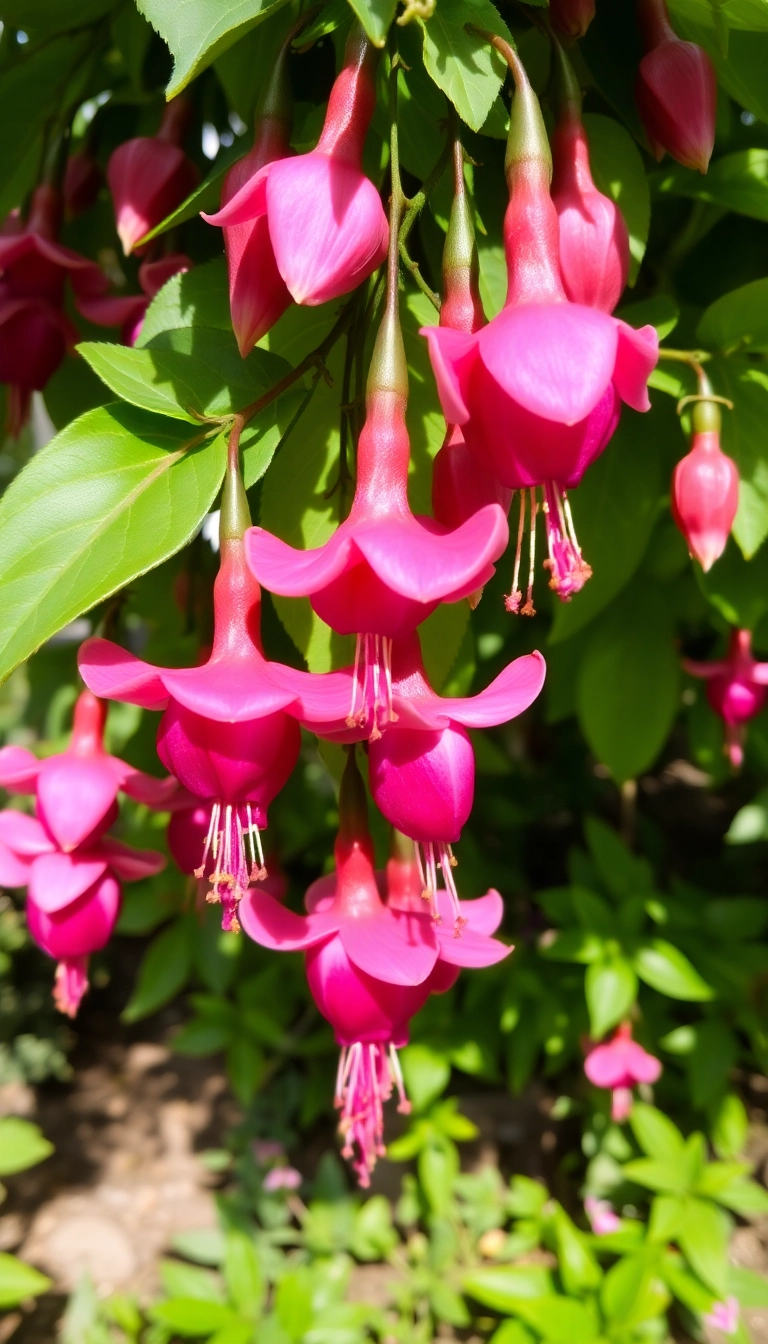 25 Stunning Shade Loving Plants to Elevate Your Front Yard Game (Wait Until You See #12!) - 11. Fuchsia