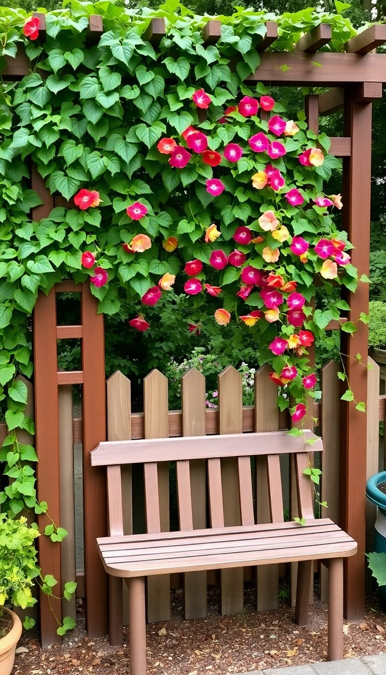 26 Tiny Front Garden Ideas That'll Make Your Neighbors Envious! - 6. Decorative Trellis