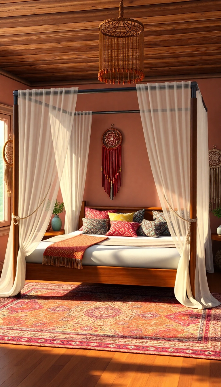 23 Sims 4 Bedroom Ideas That Will Transform Your Virtual Space (You Won't Believe #12!) - 3. Bohemian Bliss