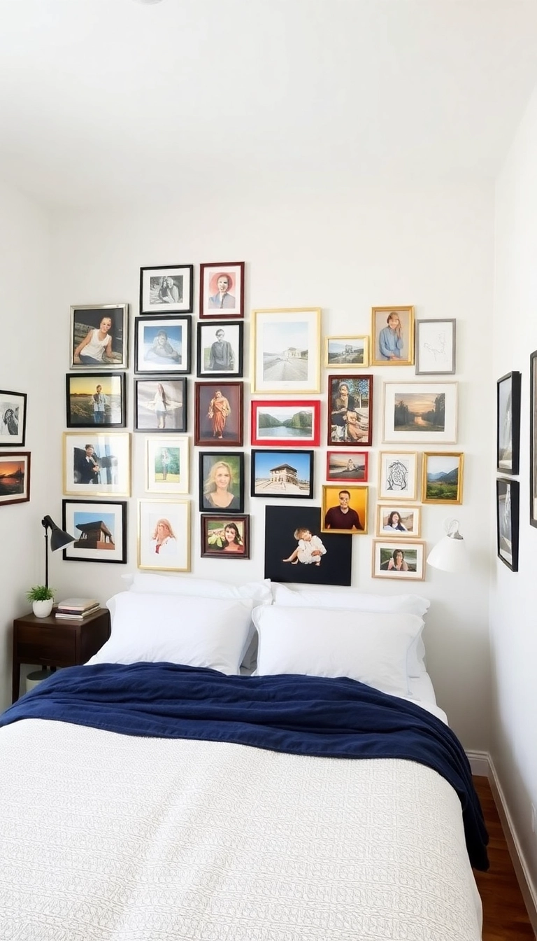 20 Small Room Bedroom Ideas That'll Make You Swoon (You Won't Believe #5!) - 17. Personalized Art Displays