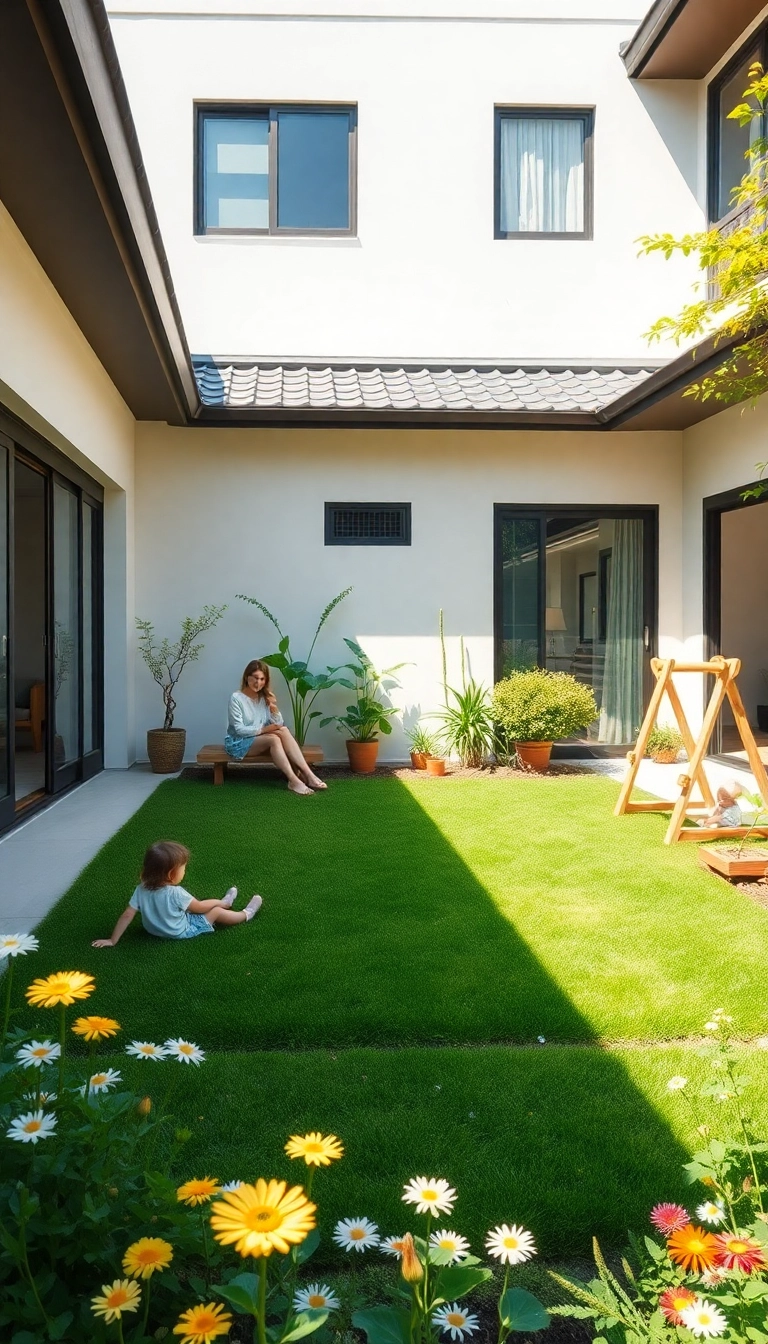 28 Modern Japanese Homes With Courtyard Gardens That Redefine Serenity! - 14. Family-Friendly Designs