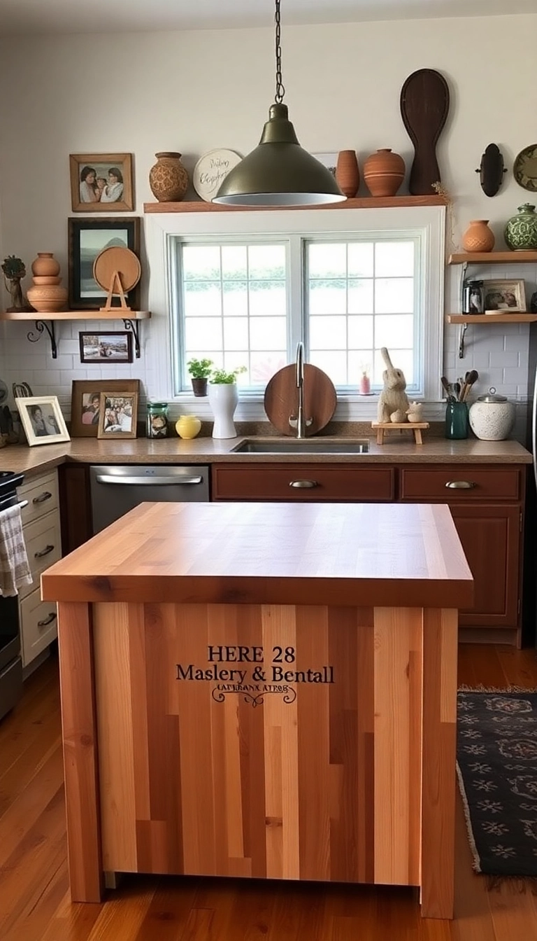 25 Butcher Block Island Ideas That Will Transform Your Kitchen into a Chef's Paradise! - 15. Personalized Touches