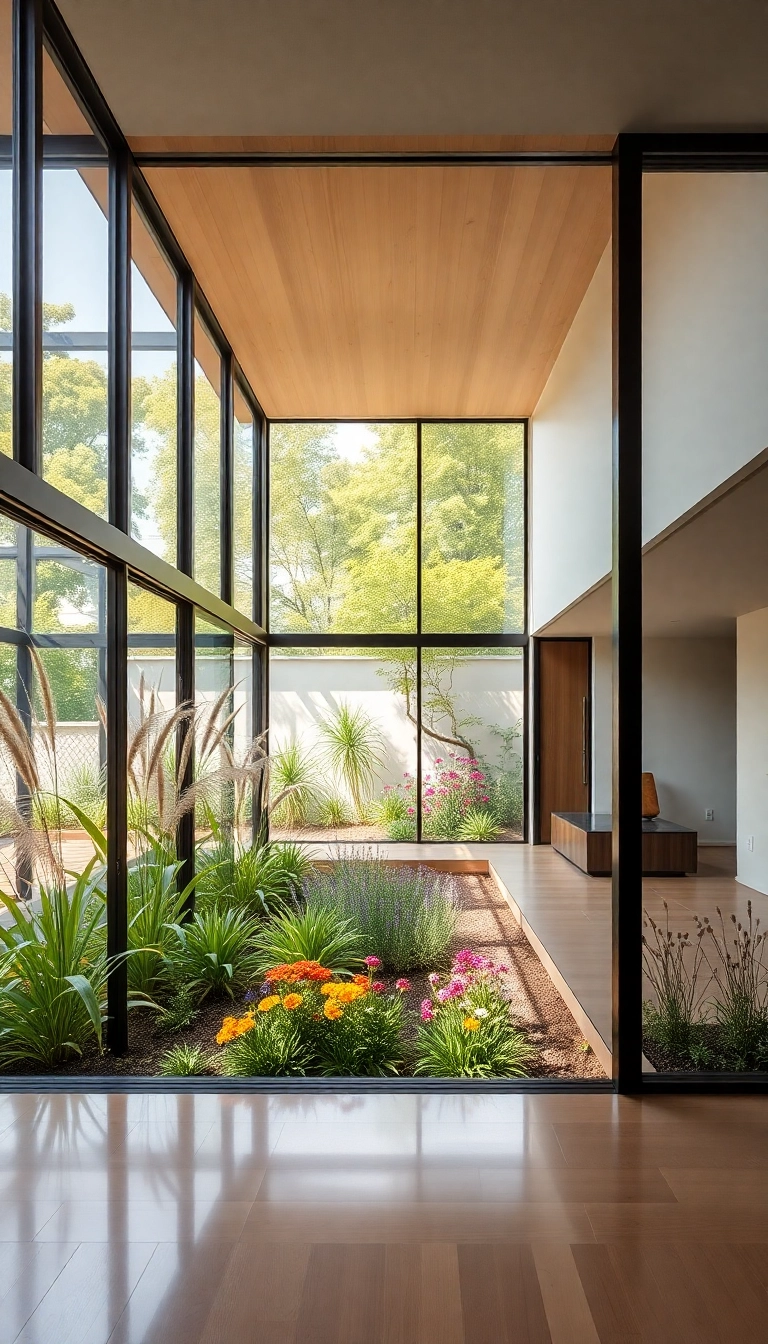 28 Modern Japanese Homes With Courtyard Gardens That Redefine Serenity! - 3. Indoor-Outdoor Harmony