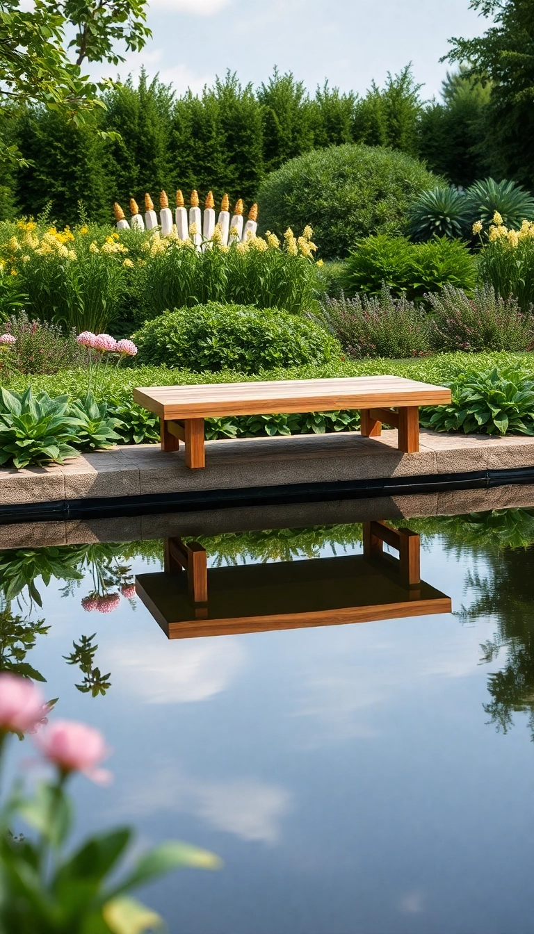 27 Japanese Garden Ideas That'll Turn Your Backyard into a Tranquil Oasis (You Won't Believe #15!) - 19. Floating Benches