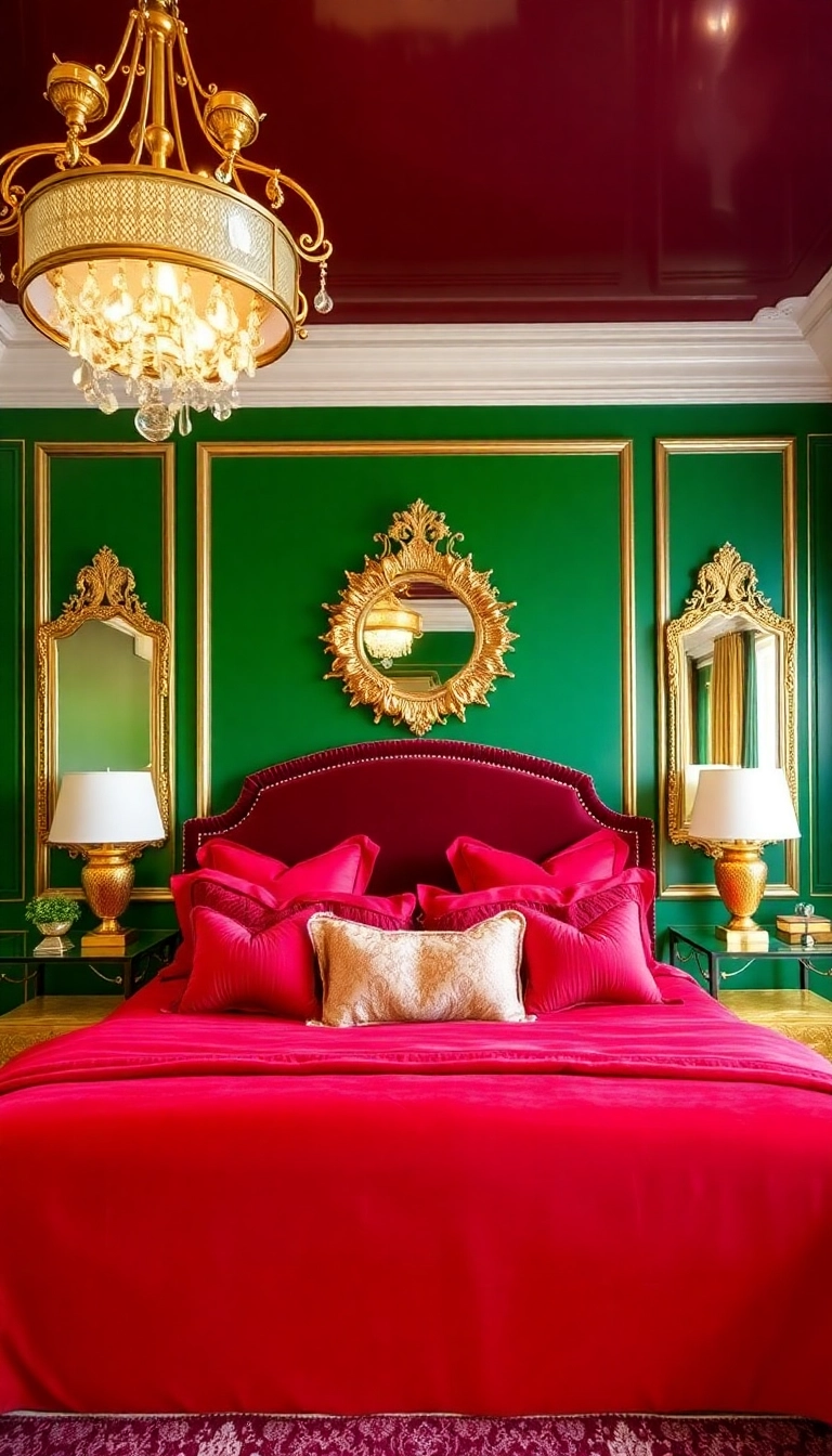 20 Ralph Lauren Bedroom Ideas That'll Make You Feel Like Royalty (You Won't Believe #5!) - 3. Bold Jewel Tones