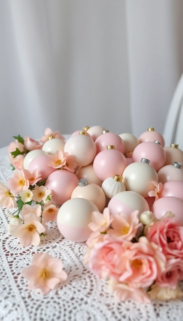 20 Hand Painted Bauble Ideas That Will Transform Your Home Decor Instantly! - 13. Pastel Dreams