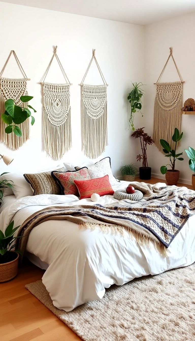 26 Bedroom Makeover Ideas That'll Make You Want to Redecorate Immediately! - 1. Cozy Bohemian Vibes