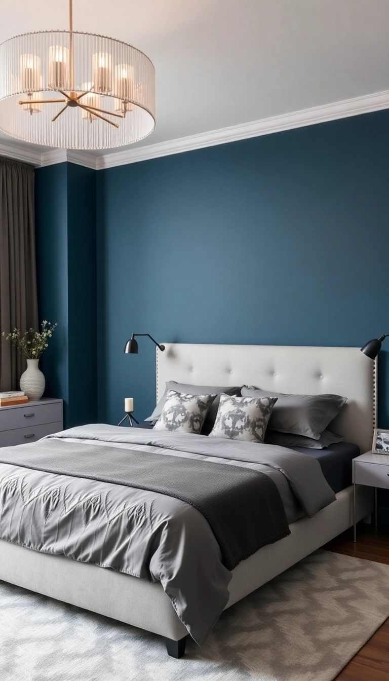 28 Paint Colors for Bedroom Ideas That Will Transform Your Space (You Won't Believe #14!) - 11. Cool Steel Blue