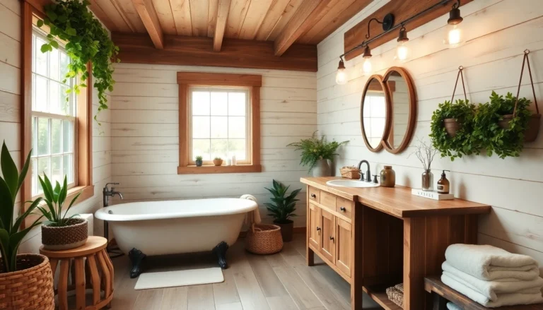 24 Rustic Farmhouse Bathroom Designs That Will Make You Fall in Love!