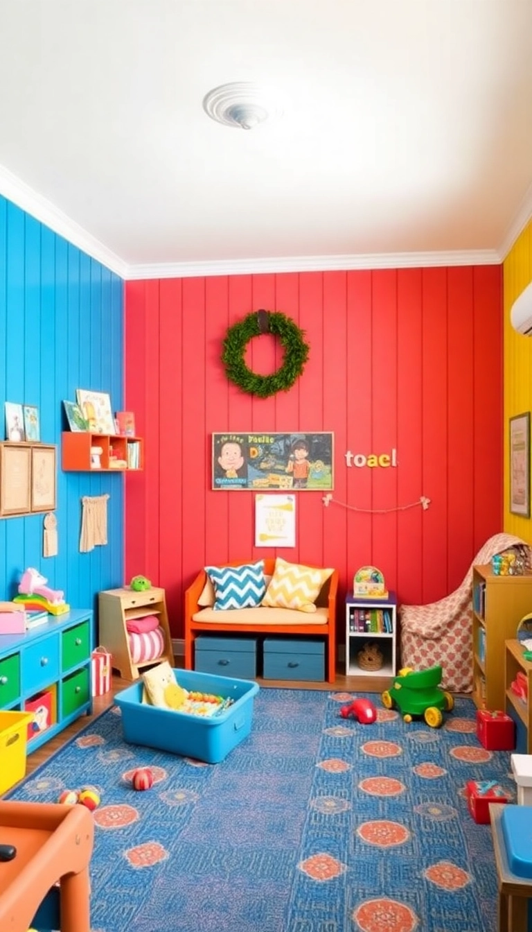 23 Board And Batten Wall Ideas That'll Transform Your Space Instantly! - 12. Child's Playroom