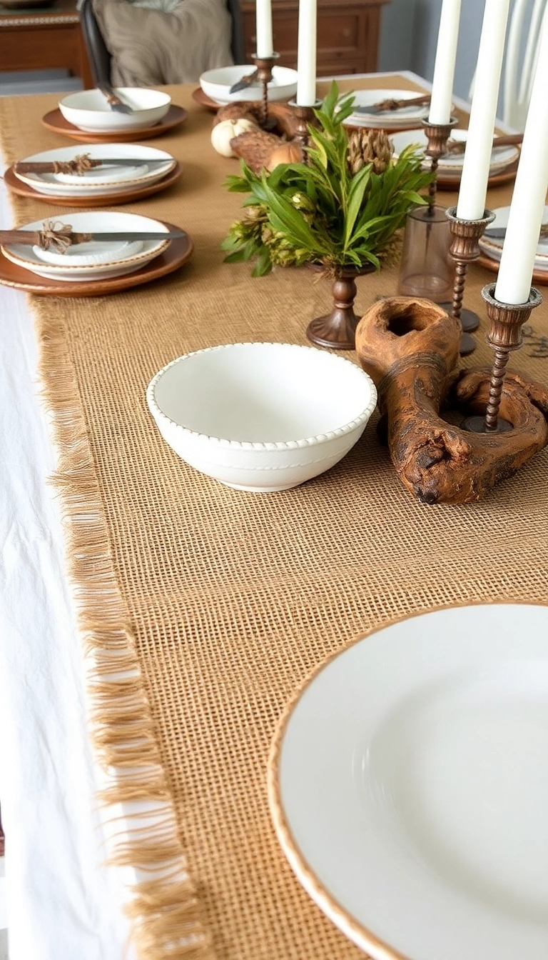 22 Friendsgiving Tablescape Ideas That'll Make Your Guests Say 'WOW!' - 12. Layered Textures