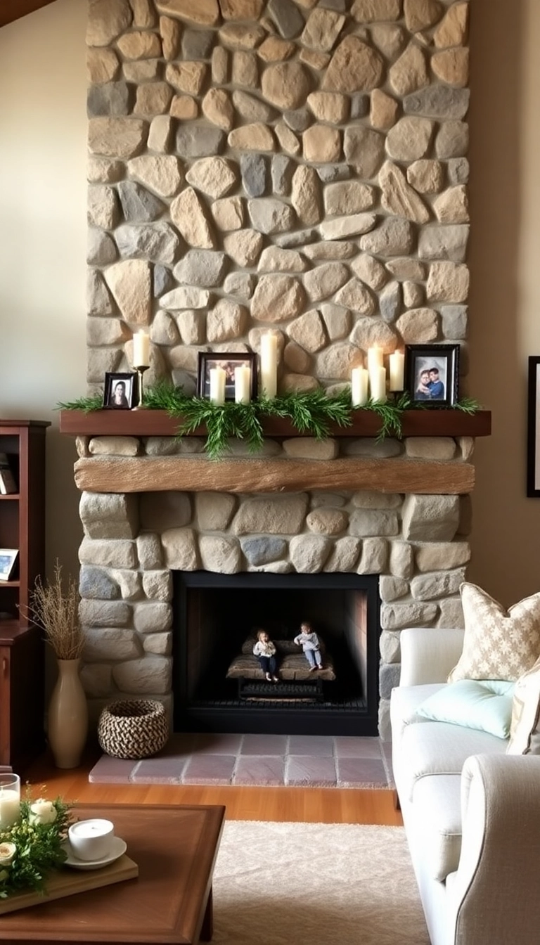 27 Modern Rustic Decor Ideas That'll Transform Your Home into a Cozy Haven! - 18. Cozy Fireplaces