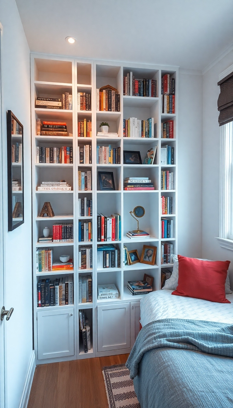 21 Mind-Blowing Small Bedroom Ideas That'll Change Your Space Forever! - 2. Vertical Storage Solutions