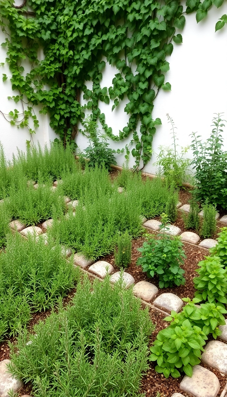 22 Mediterranean Front Yard Landscaping Ideas That Will Make Your Neighbors Envious! - 5. Mediterranean Herb Garden