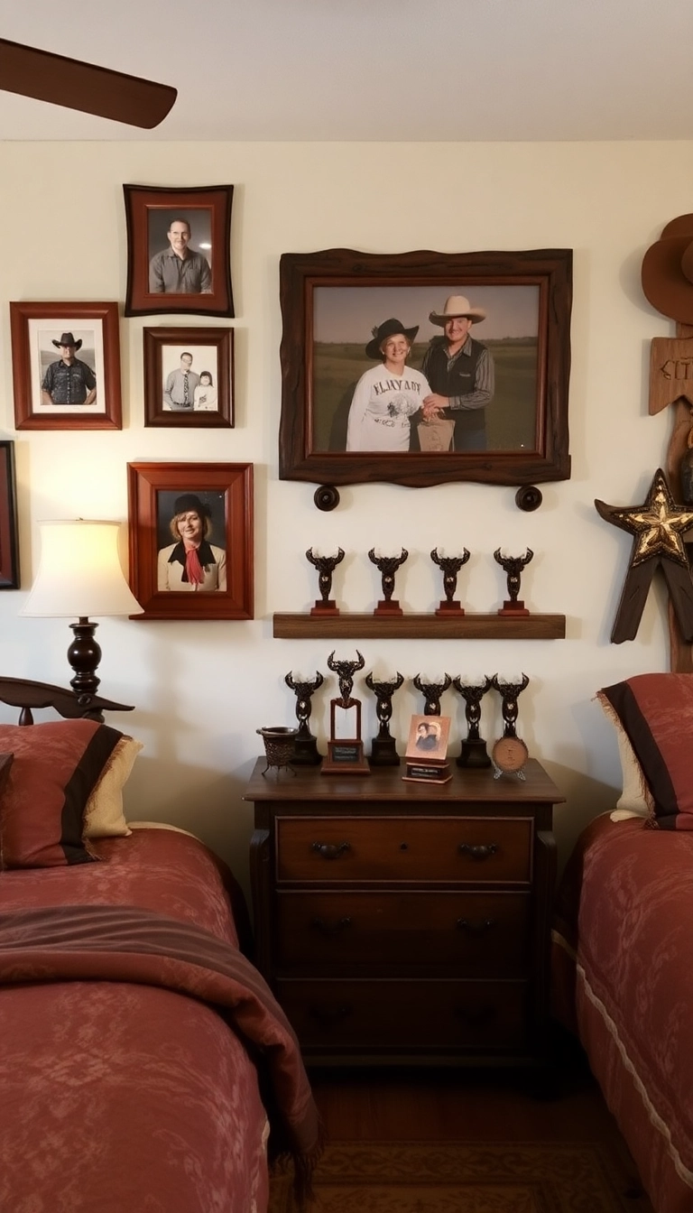 26 Western Bedroom Ideas That'll Make You Feel Like a True Cowboy (You Won't Believe #15!) - 21. Personal Touches